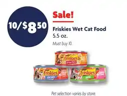 Family Dollar Friskies Wet Cat Food offer