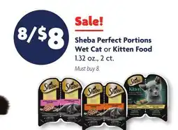 Family Dollar Sheba Perfect Portions Wet Cat or Kitten Food offer