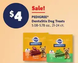 Family Dollar PEDIGREE DentaStix Dog Treats offer
