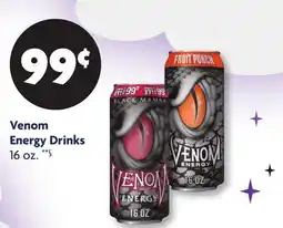 Family Dollar Venom Energy Drinks offer
