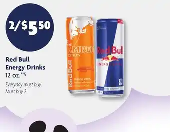 Family Dollar Red Bull Energy Drinks offer