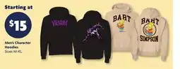 Family Dollar Men's Character Hoodies offer