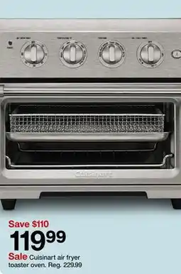 Target Cuisinart air fryer toaster oven offer