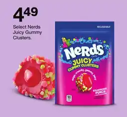 Target Select Nerds Juicy Gummy Clusters offer