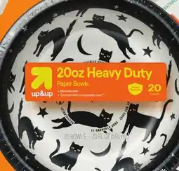 Target up&up Halloween 20-ct. paper bowls offer