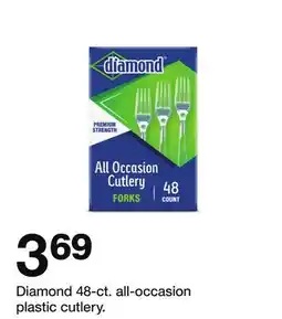Target Diamond 48-ct. all-occasion plastic cutlery offer