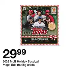 Target 2025 MLB Holiday Baseball Mega Box trading cards offer