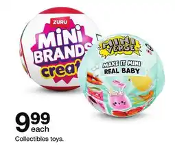 Target Collectibles toys offer