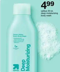 Target up&up 22-oz. deep moisturizing body wash offer