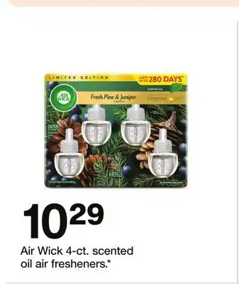 Target Air Wick 4-ct. scented oil air fresheners offer
