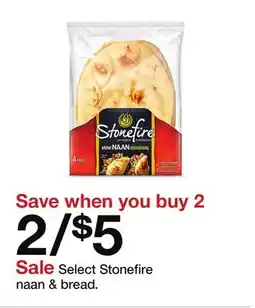Target Select Stonefire naan & bread offer