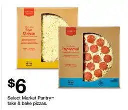 Target Select Market Pantry take & bake pizzas offer