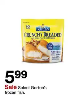 Target Select Gorton's frozen fish offer