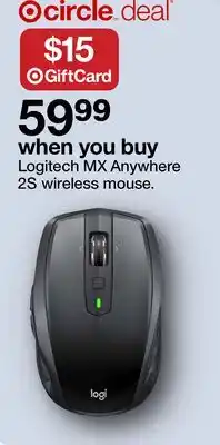 Target Logitech MX Anywhere 2S wireless mouse offer