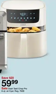Target Sale Dash Tasti Crisp Pro 8-qt. air fryer offer