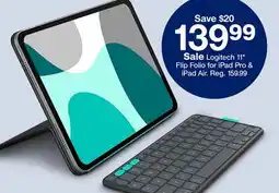 Target Logitech 11 Flip Folio for iPad Pro & iPad Air offer