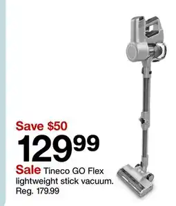 Target Tineco GO Flex lightweight stick vacuum offer