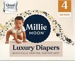 Target Millie Moon 120-ct. luxury diapers offer
