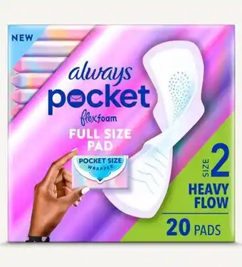 Target Always Pocket Flexfoam 20-ct pads offer
