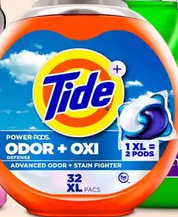 Target Tide Power Pods Odor + Oxi Defense 32-ct. laundry detergent pacs offer
