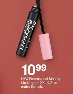 Target NYX Professional Makeup Lip Lingerie XXL 0.13-oz. matte lipstick offer
