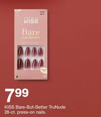 Target KISS Bare-But-Better TruNude 28-ct. press-on nails offer