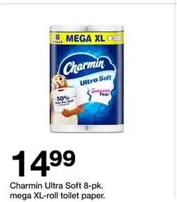 Target Charmin Ultra Soft 8-pk. mega XL-roll toilet paper offer