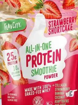 Target FlavCity vanilla cream protein smoothie powder offer