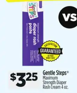 Dollar General Gentle Steps Maximum Strength Diaper Rash Cream offer