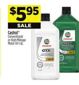 Dollar General Castrol Conventional or High Mileage Motor Oil offer