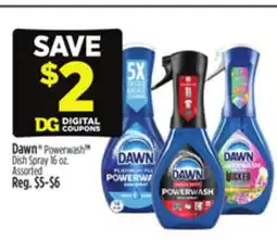 Dollar General Dawn Powerwash Dish Spray offer