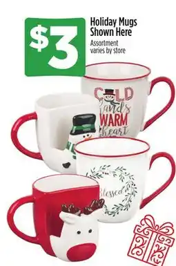 Dollar General Holiday Mugs Shown Here offer