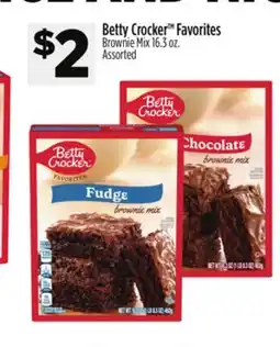 Dollar General Betty Crocker Favorites Brownie Mix offer