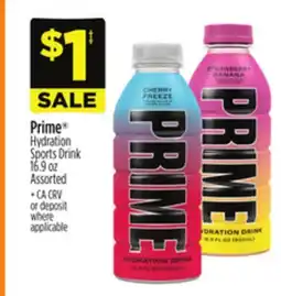 Dollar General Prime Hydration Sports Drink offer