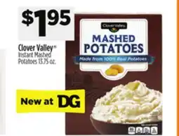 Dollar General Clover Valley Instant Mashed Potatoes offer