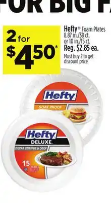 Dollar General Hefty Foam Plates offer