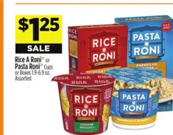 Dollar General Rice A Roni or Pasta Roni Cups or Boxes offer