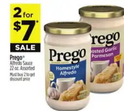 Dollar General Prego Alfredo Sauce offer