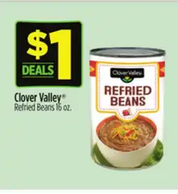 Dollar General Clover Valley Refried Beans offer
