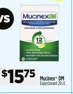 Dollar General Mucinex DM Expectorant offer