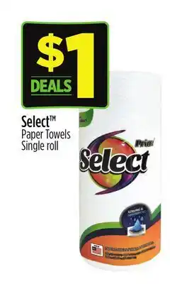 Dollar General SelectTM Paper Towels Single roll offer