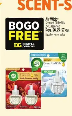 Dollar General Air Wick Scented Oil Refills offer