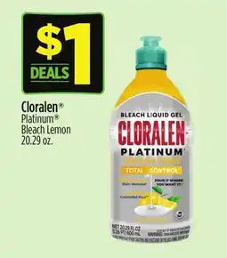 Dollar General Cloralen Platinum Bleach Lemon offer