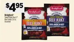 Dollar General Bridgford Sweet Baby Ray's Beef Jerky offer