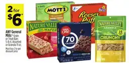 Dollar General ANY General Mills Grain or Treat Bars 5-8 ct. Assorted or Granola 11 oz offer