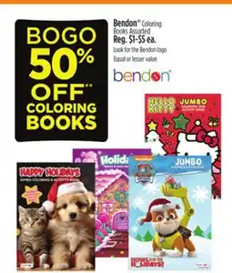 Dollar General Bendon Coloring Books offer