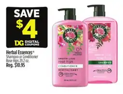 Dollar General Herbal Essences Shampoo or Conditioner Rose Hips offer