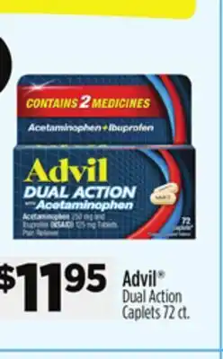 Dollar General Advil Dual Action Caplets offer