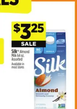 Dollar General Silk Almond Milk offer