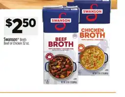 Dollar General Swanson Broth Beef or Chicken offer